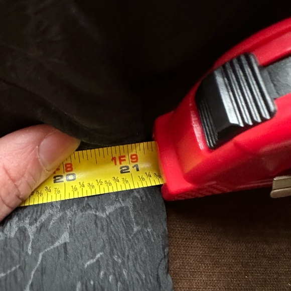 J. Gallery Black Vintage Long Puffer Coat W Duck Down. Has Zipper & Buttons SZ S - Picture 11 of 16